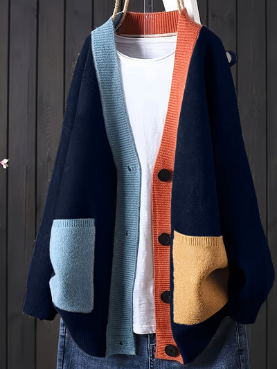 Nora™ | Tidløs Farverig Cardigan