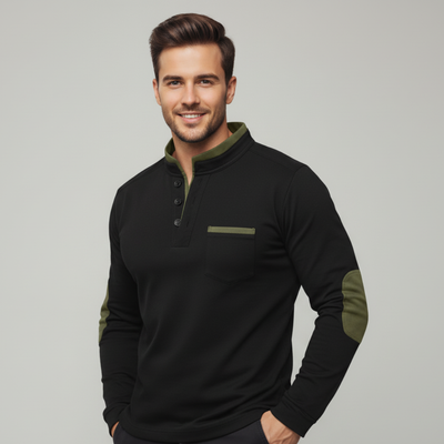 Johnny – Eksklusiv Herre V-hals Striktrøje