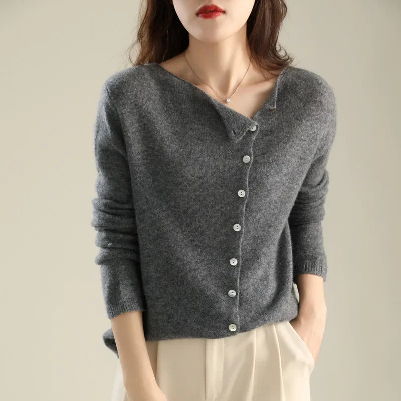 Mireille™ | Strikkede cardigan med elegante knapper