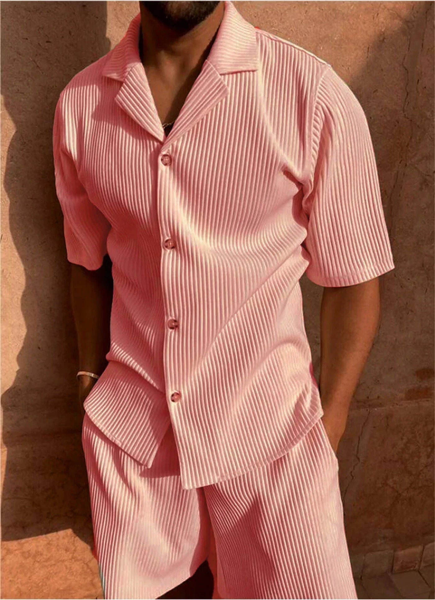 Vilhelm | Stilfuldt og Afslappet Ribbet Sæt