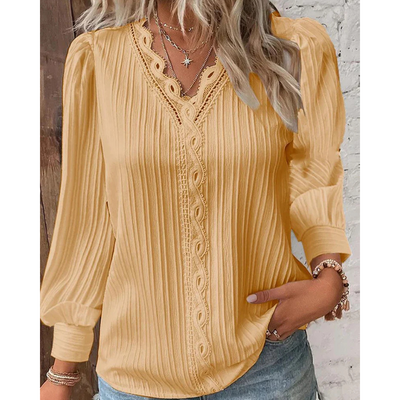 Lilly™ | Plisseret bluse