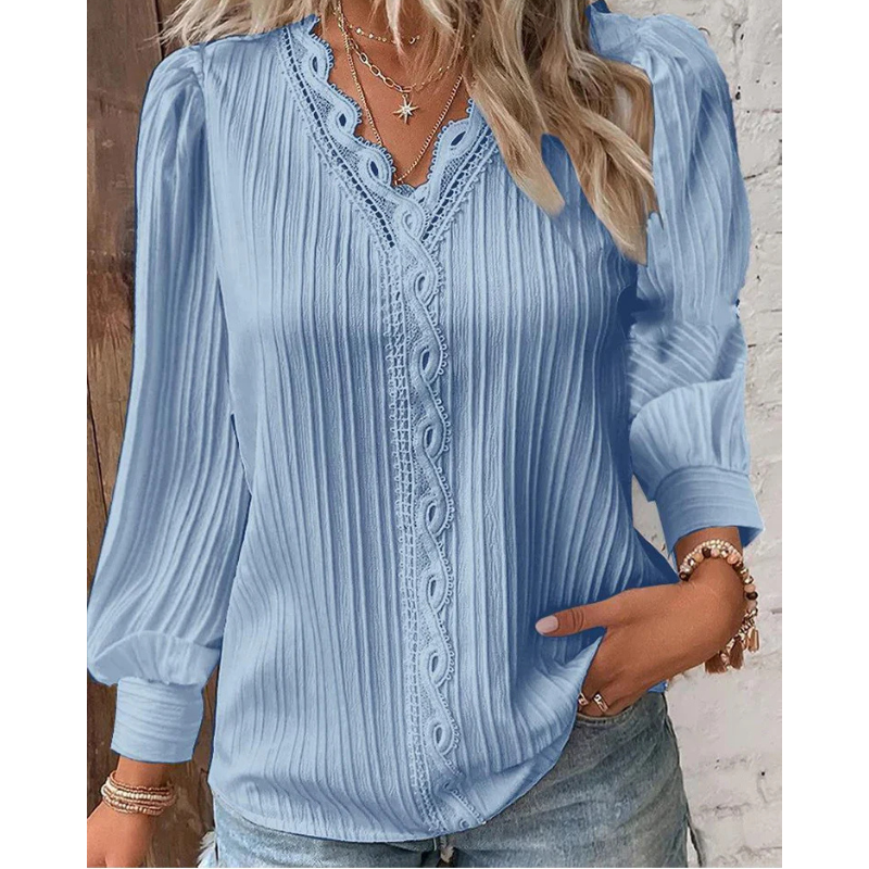 Lilly™ | Plisseret bluse