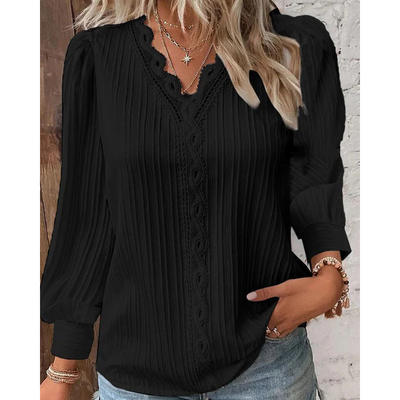 Lilly™ | Plisseret bluse