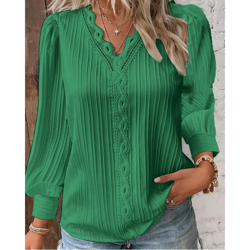 Lilly™ | Plisseret bluse