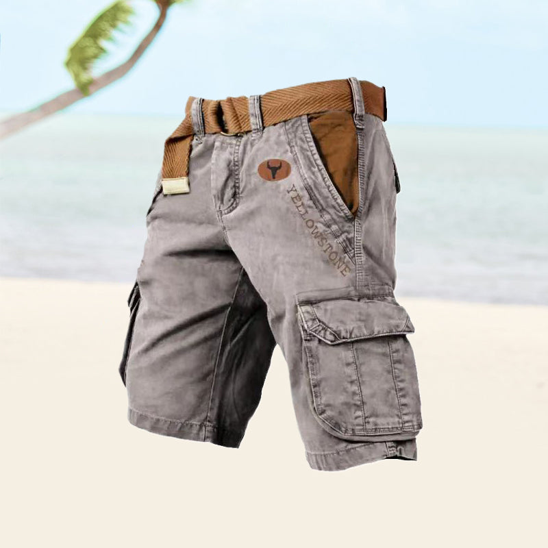 Thage | Yellowstone Cargo Shorts til Mænd