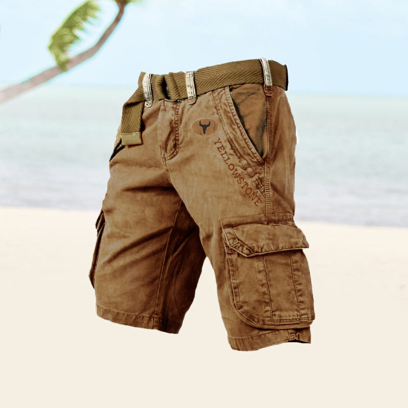 Thage | Yellowstone Cargo Shorts til Mænd