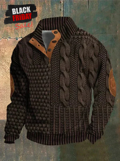 Gérard™ – Vintage Print Sweater – Eksklusiv og Stilfuld