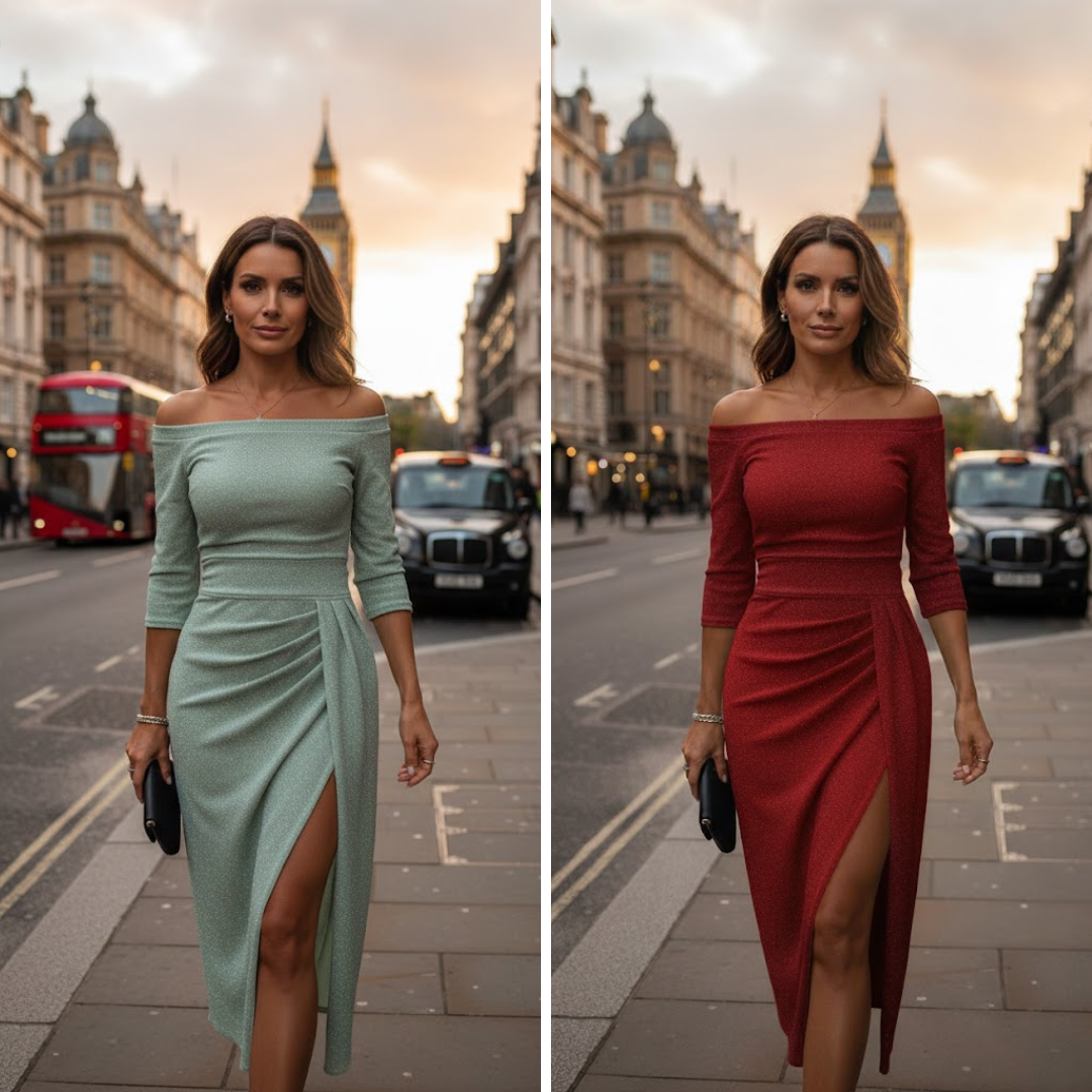 Isabeau | Elegant halterneck maxikjole med en smuk, flydende silhuet